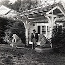 Joe outside his studio