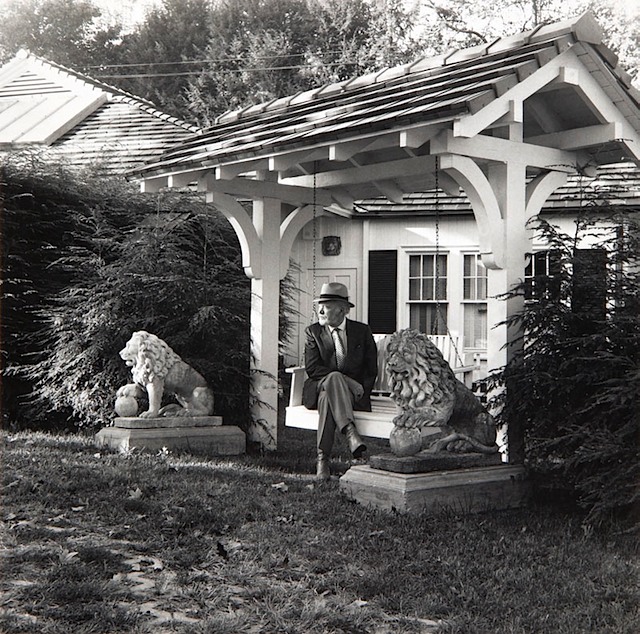 Joe outside his studio