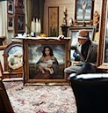 With a painting of Teena Koury