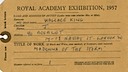 Royal Academy Exhibition, 1957