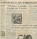'Vinciata' si strugge d'amore per Firenze