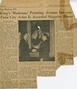 King's 'Madonna' Painting Arouses Interest...