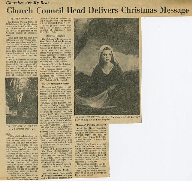 Church Council Head Delivers Christmas Message