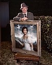 With a painting of Miss Roberta Peters, Metropolitan Opera